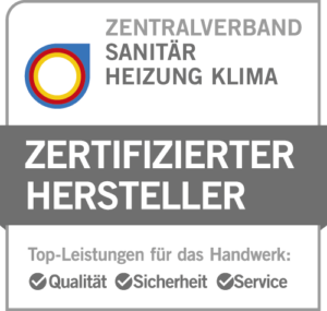 Zertifizierter Hersteller ZVSHK
