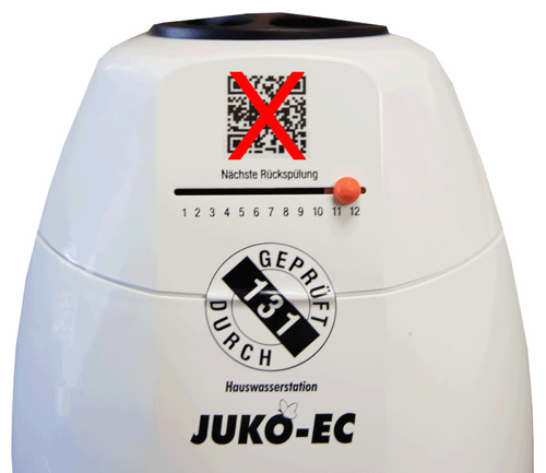 QR-Code für die Rückspülerinnerung in der JUDO JU-Control App für die manuellen Rückspül-Schutzfilter und Hauswasserstationen der EC-Klasse